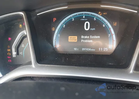 2021 Honda Civic Ex-L z USA, uszkodzony, nr VIN 19XFC1F77ME203430